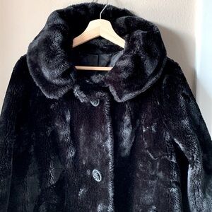 Vintage BORGANA Faux Fur Heavy Winter Coat